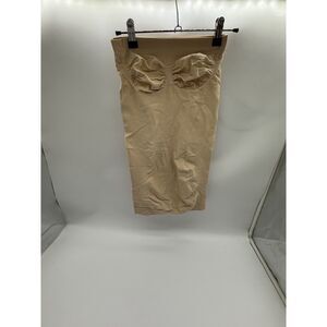 Beige full-control shapewear slip size small